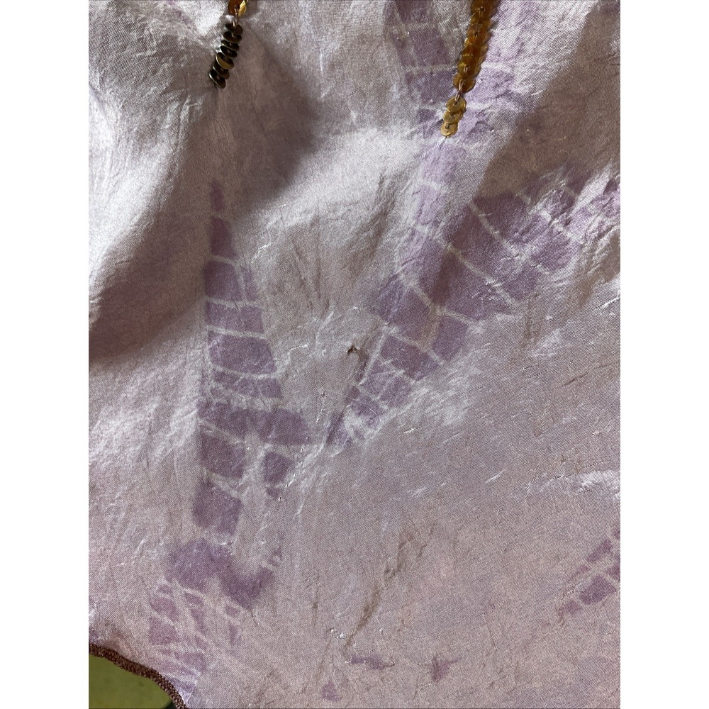 Vtg Y2K Guess Jeans Sequin Cami Silk Fairy Tank Top XS Spaghetti Babydoll Party - Picture 7 of 13